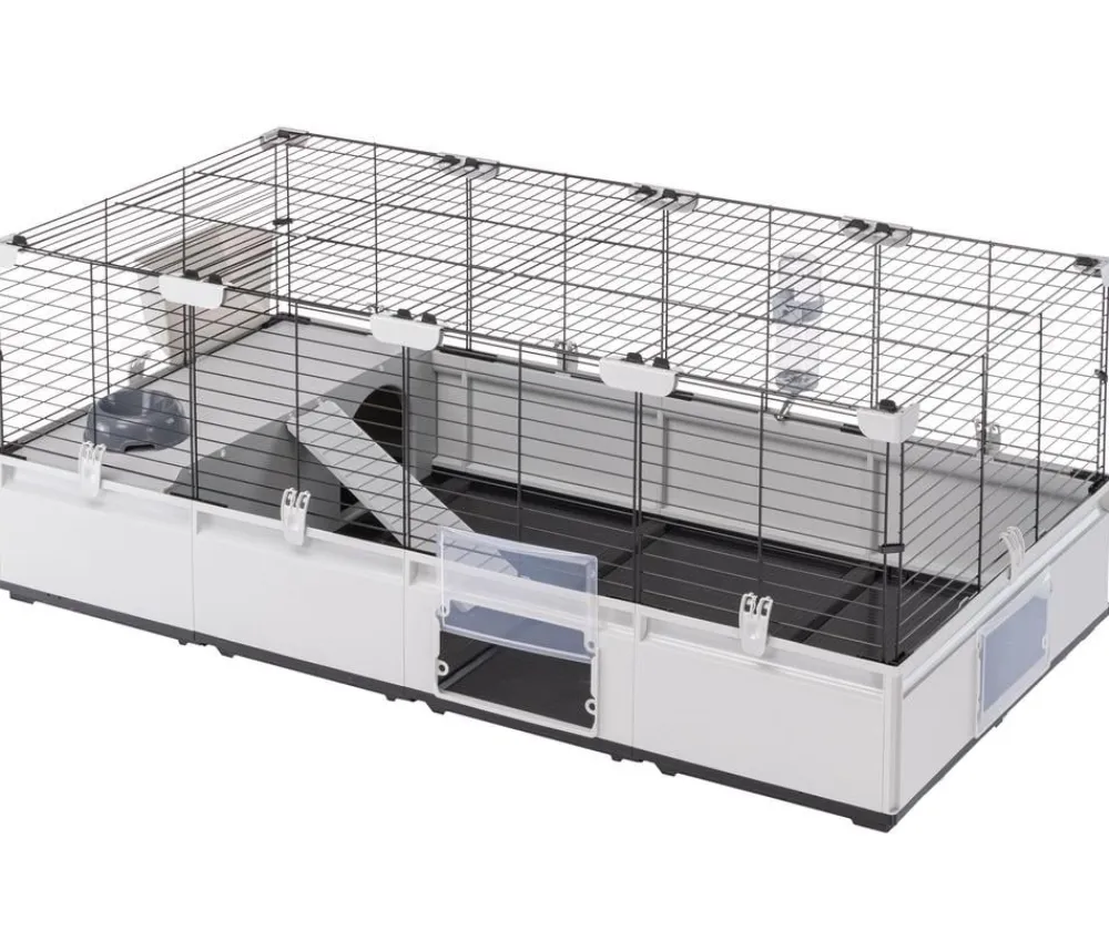 Ferplast® Nagerkäfige - ferplast Nagerheim Modular 3, , ca. B144/H56/T72 cm Hellgrau