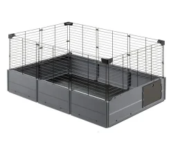Ferplast® ferplast Nagerheim Multipla Open, schwarz, ca. B107/H50/T72 cm Dunkelgrau Outlet
