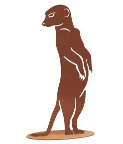 Ferrum Gartenzwerge & Gartenfiguren - Metall-Erdmännchen Sepp Braun