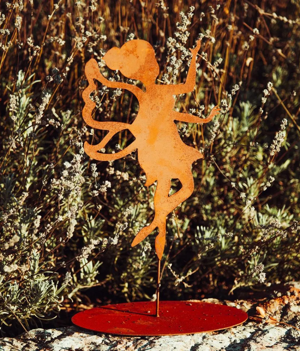 Ferrum Dekoartikel|Mehr Gartendekoration > Rost-Elfe Belle, ca. H47,5 cm