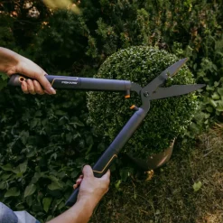 Fiskars Heckenschere & Gartenschere - SingleStep Heckenschere HS22 Schwarz