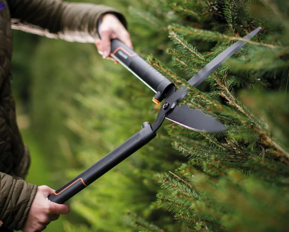 Fiskars Heckenschere & Gartenschere - SingleStep Heckenschere HS22 Schwarz