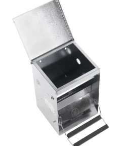Flamingo Mehr Hühnerzubehör|Bauernhof Zubehör > Futterautomat Timo mit Trittklappe,