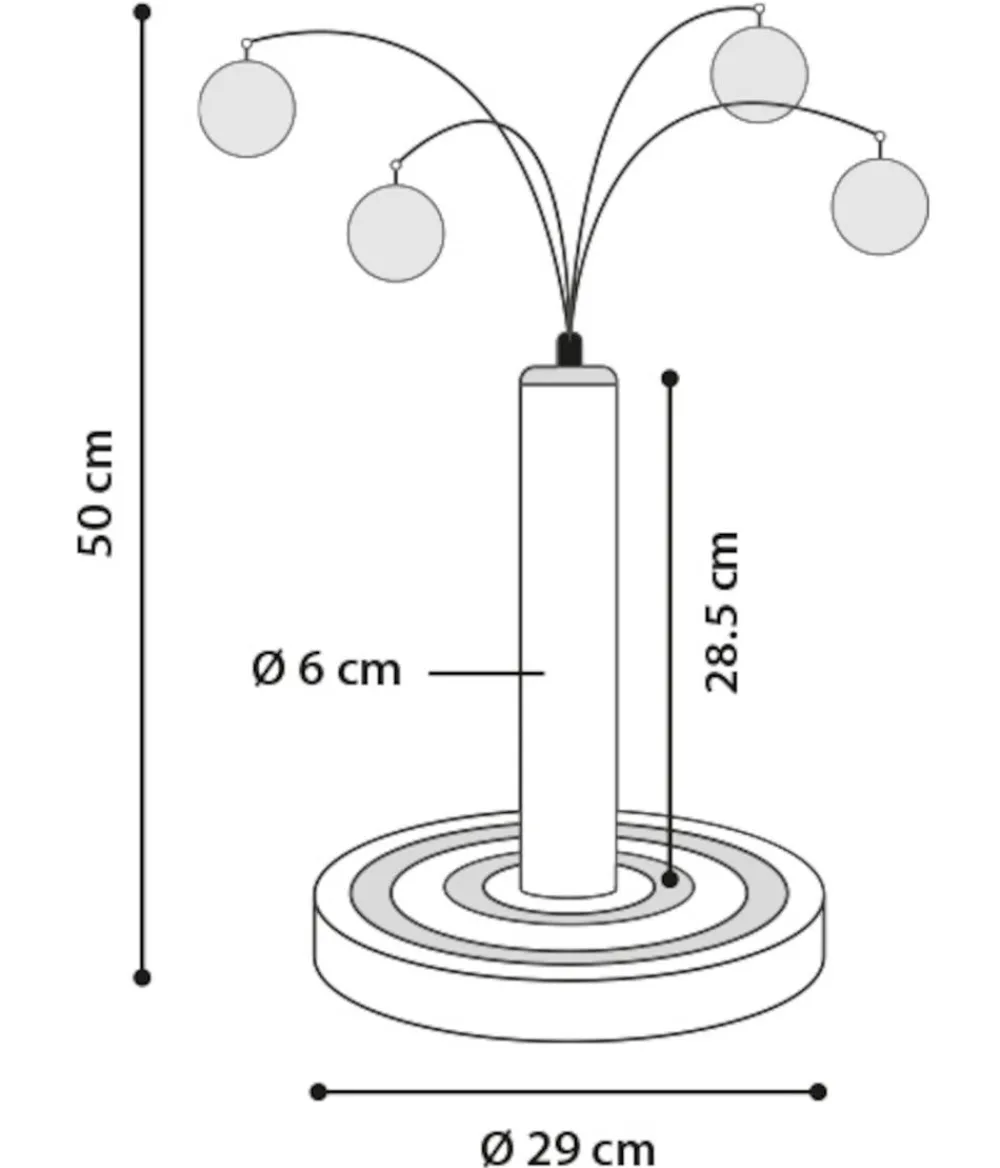 Flamingo Kratzbäume & Kratzmöbel > Kratzbaum Cya 3, ca. Ø29/H50 cm