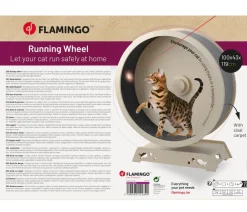 Flamingo Katzenspielzeug > Laufrad für Katzen Eksi, ca. B119/H100/T43 cm