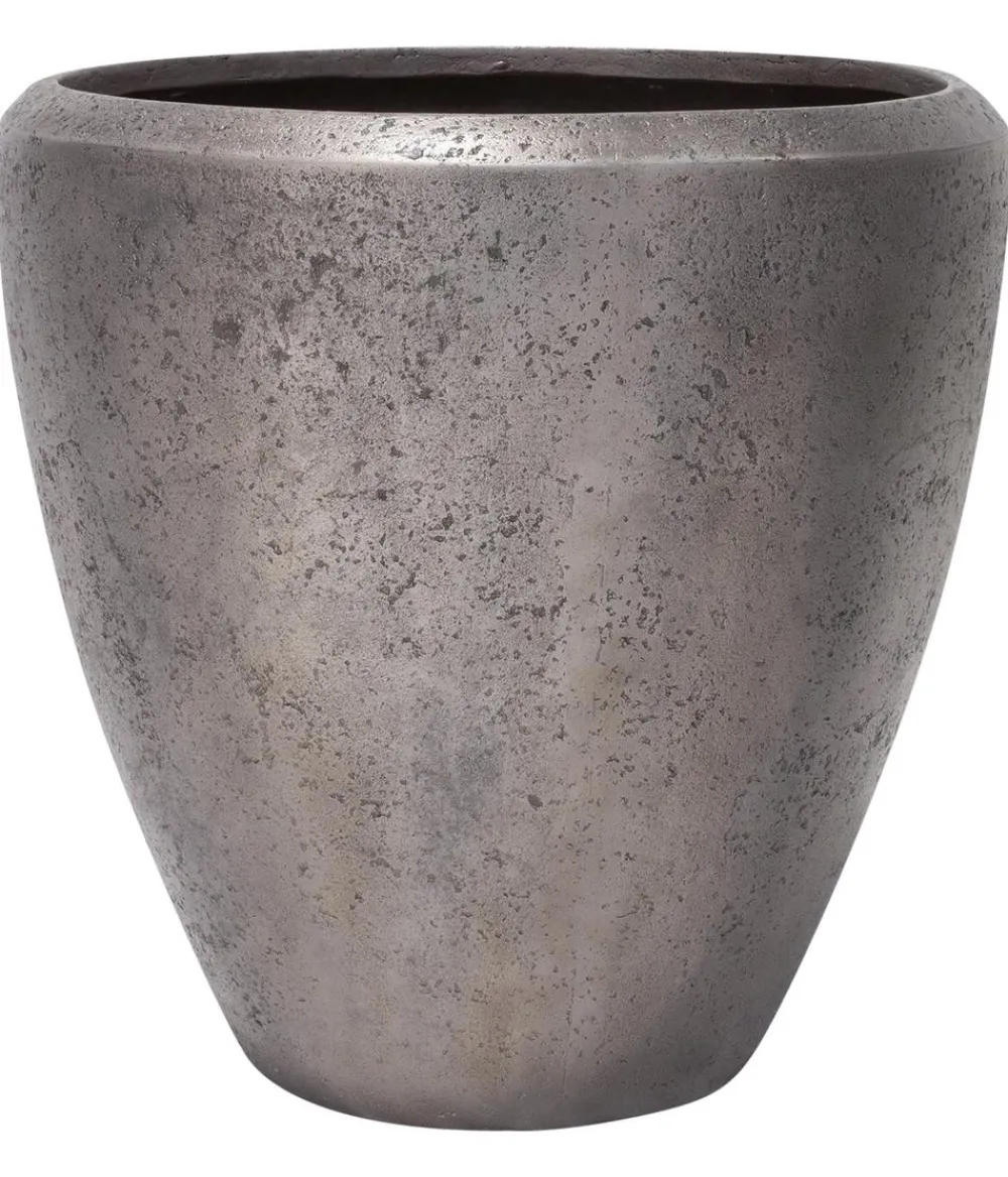 fleur ami Blumentöpfe & Übertöpfe - Kunststoff-Topf Grace, konisch, Silber