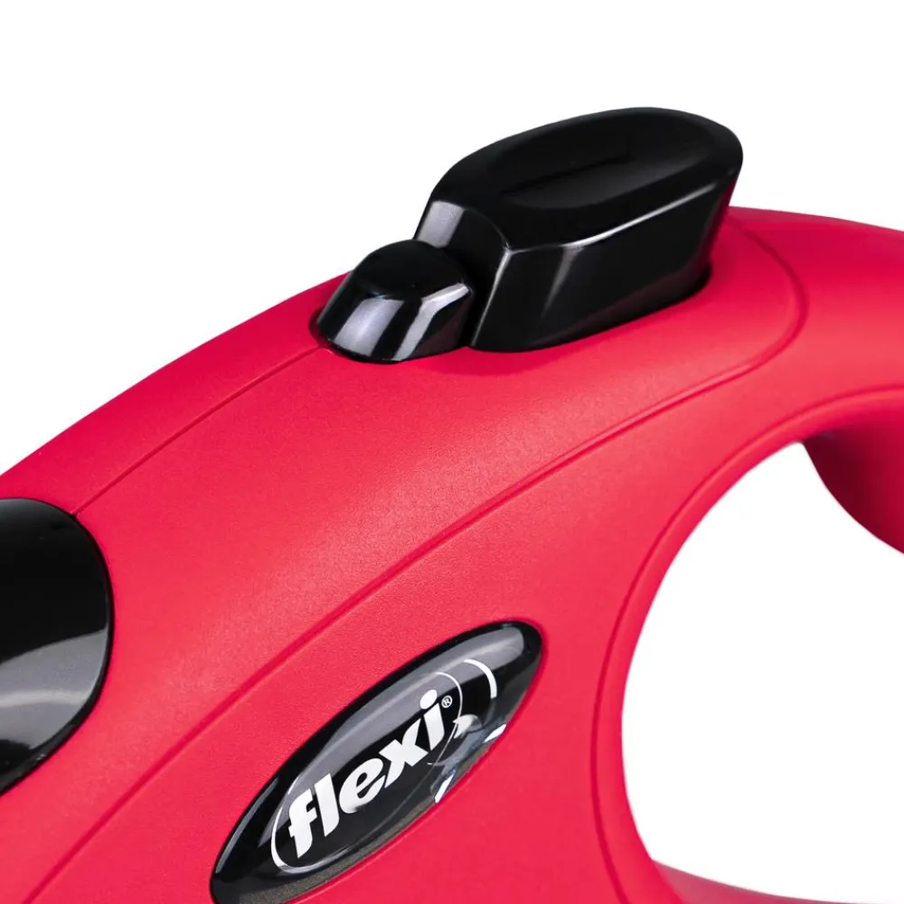 flexi® Hundeleinen - Hundeleine Gurt-Leine New Classic, Large, 8m Rot