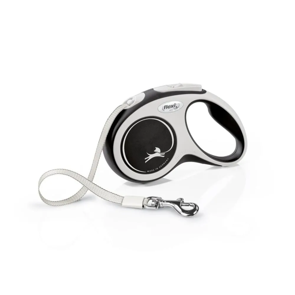 flexi® Hundeleinen - Hundeleine Gurt-Leine New Comfort, Small, 5 m Schwarz