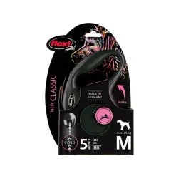 flexi® Hundeleinen - Hundeleine Seil-Leine New Classic, Medium, 5m Schwarz