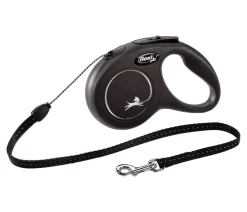 flexi® Hundeleine Seil-Leine New Classic, Small, 5m Schwarz Sale