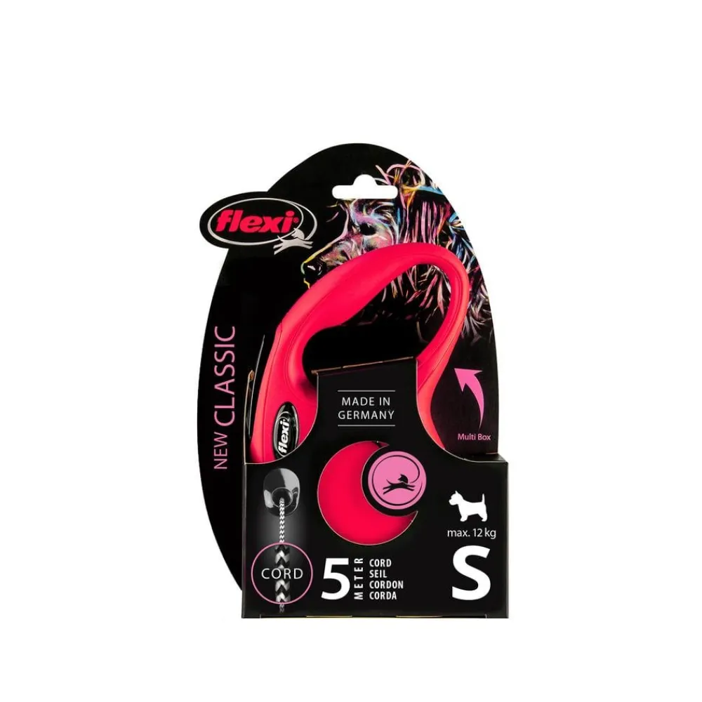 flexi® Hundeleine Seil-Leine New Classic, Small, 5m Rot Sale