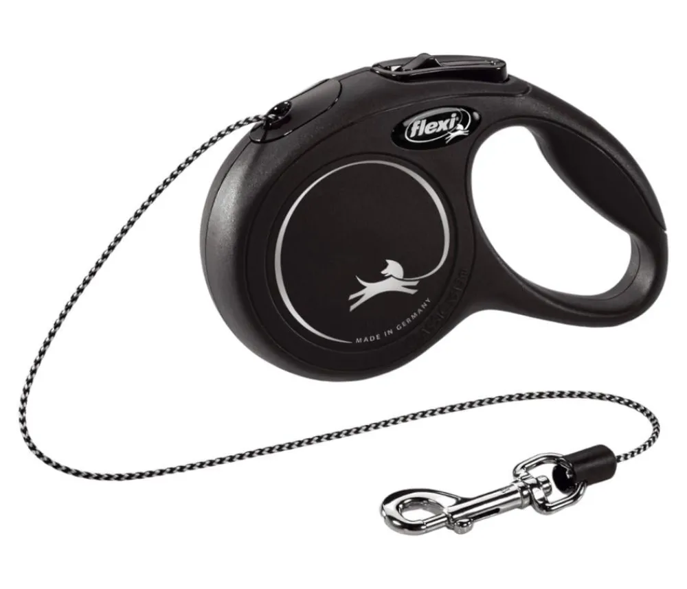 flexi® Hundeleine Seil-Leine New Classic, X-Small, 3m Schwarz Outlet