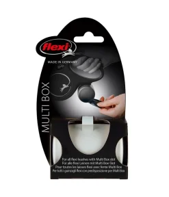 flexi® Mehr Transport & Unterwegs - Leinenzubehör Multi-Box, ca. Ø5/T7cm Hellgrau
