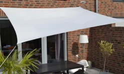 Floracord Sonnensegel - Sonnensegel, quadratisch, ca. B360/T360 cm Creme