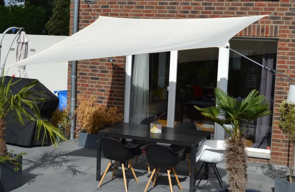 Floracord Sonnensegel - Sonnensegel, rechteckig, ca. B400/T300 cm Beige
