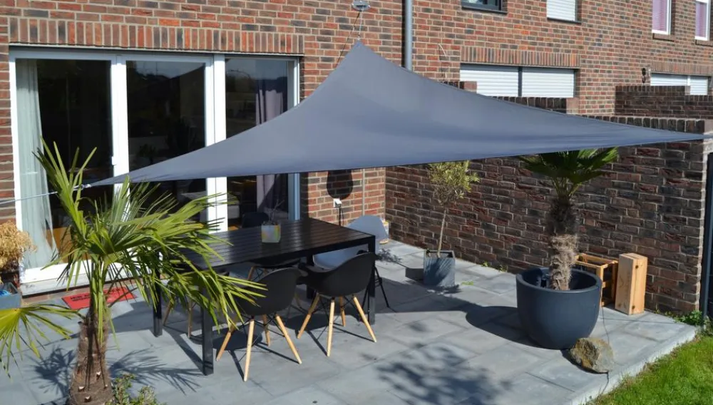 Floracord Sonnensegel - Sonnensegel, rechteckig, ca. B300/T250 cm Dunkelgrau