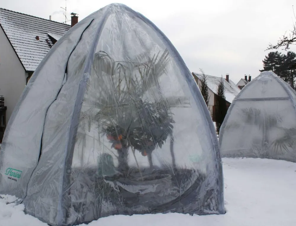 Florino Pflanzenfolien & Ernteschutz|Mehr Blumentopfzubehör - Winterschutz-Zelt
