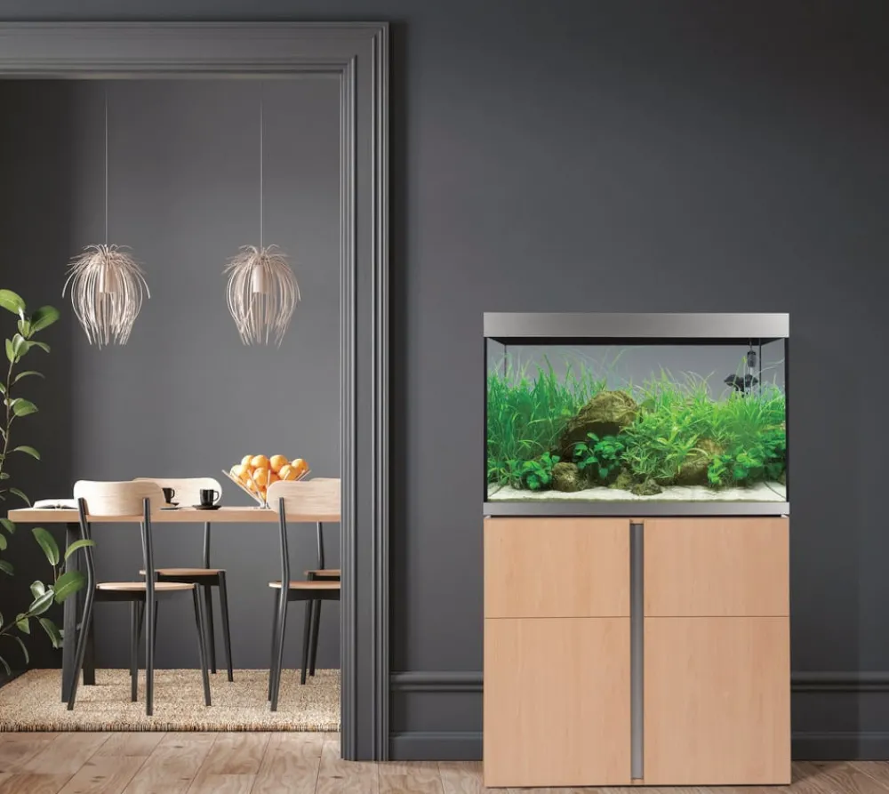 FLUVAL® Aquarium Komplettsets - Aquarium Kombination Siena 270, ca. B90/H128/T55 cm, 272 l Hellbraun