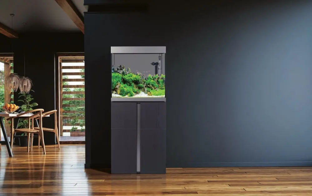 FLUVAL® Aquarium Kombination Siena 160, ca. B55/H128/T55 cm, 166 l Dunkelgrau Discount