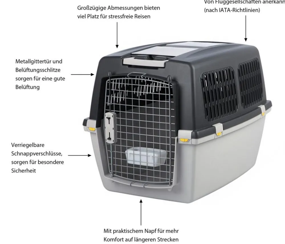 Trixie Hundetransportboxen > Friends on Tour Transportbox Gulliver Gr. 4