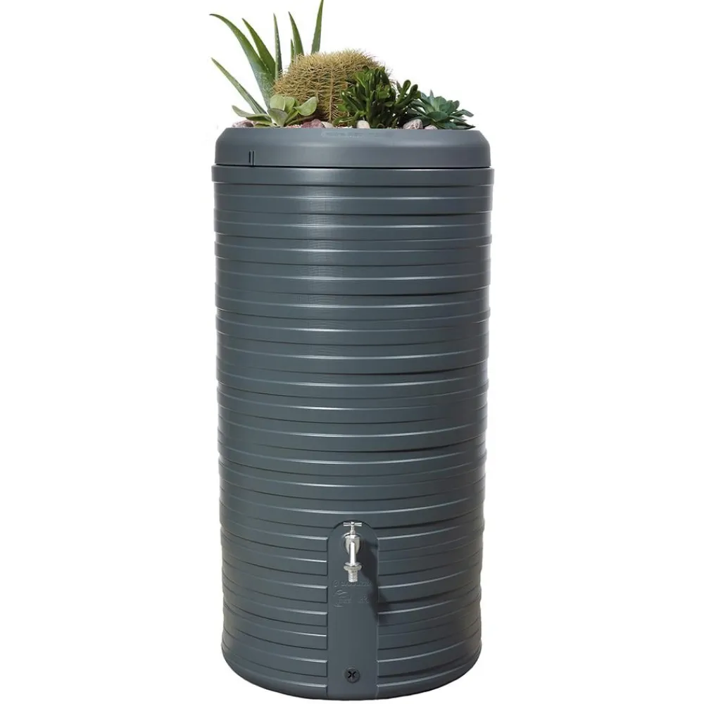 Garantia 2in1 Regenspeicher Nordic, 300 l Dunkelgrau Discount