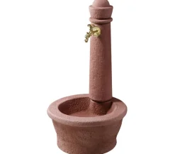 Garantia Kunststoff-Gartenbrunnen Roma, Ø 54 x 100 cm Braun Sale