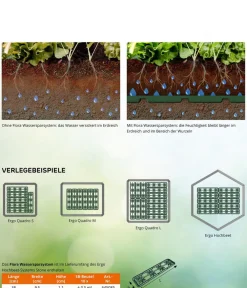 Garantia Kunststoff-Hochbeet Ergo Quadro Wood inkl. Wassersparsystem Clearance