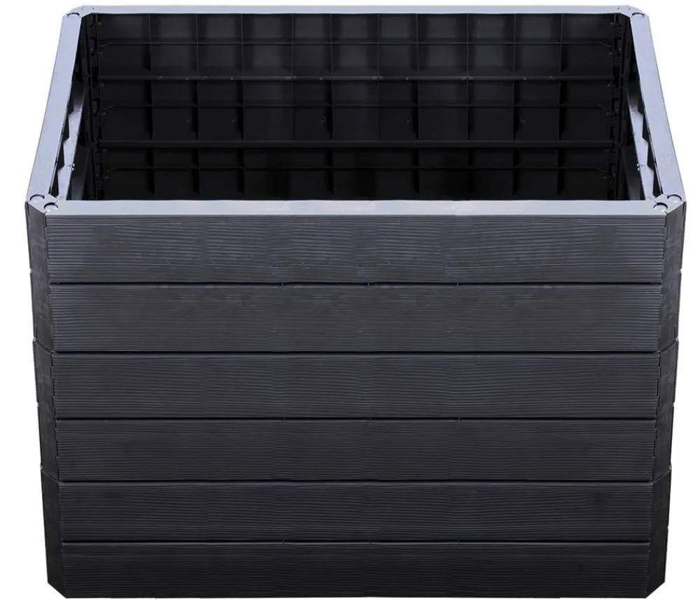 Garantia Kunststoff-Hochbeet Ergo Quadro Wood inkl. Wassersparsystem Clearance