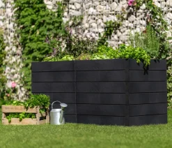 Garantia Hochbeete & Frühbeete > Kunststoff-Hochbeet Ergo Quadro Stone inkl. Wassersparsystem