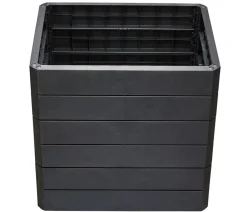 Garantia Hochbeete & Frühbeete - Kunststoff-Hochbeet Ergo Wood inkl. Wassersparsystem