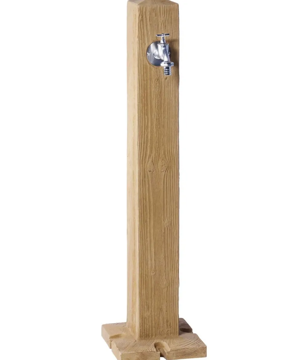 Garantia Gartenbrunnen > Kunststoff-Wasserzapfsäule Wood, ca. H100 cm