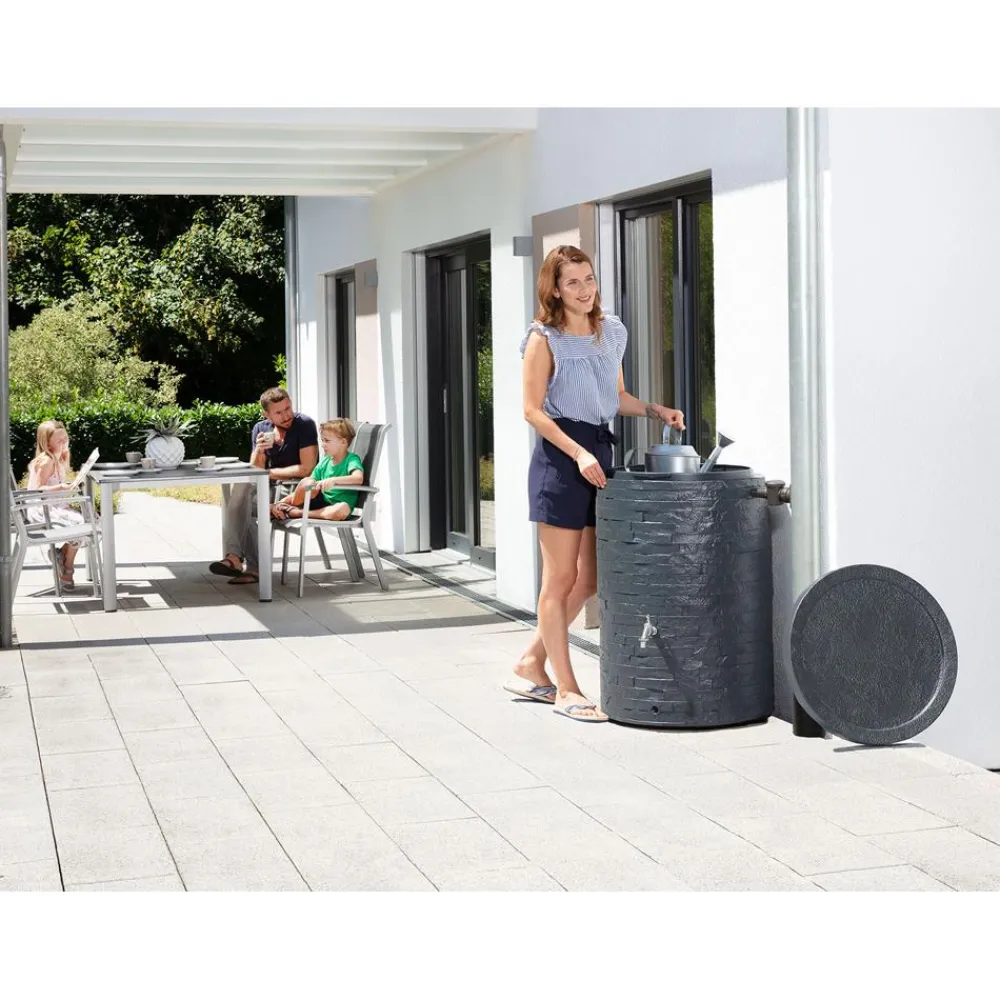 Garantia Muro Regenspeicher, graphit grey Dunkelgrau Outlet