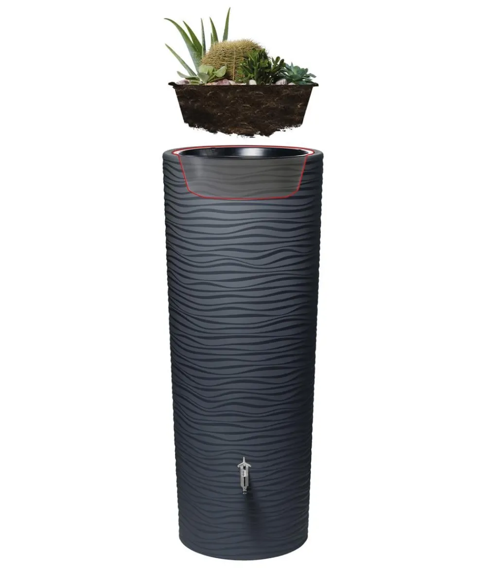 Garantia Natura 2in1 Regenspeicher, 350 l, Dunkelgrau Sale