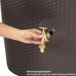 Garantia Sunda Wandtank 300 l, mocca Braun Outlet