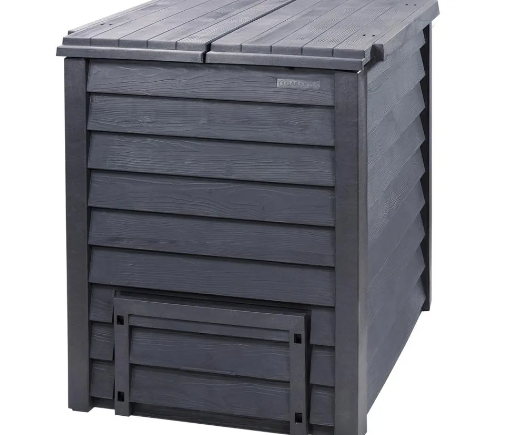 Garantia Thermo Komposter Wood, 400 l, ca. B72/H90/T72 cm Anthrazit Sale