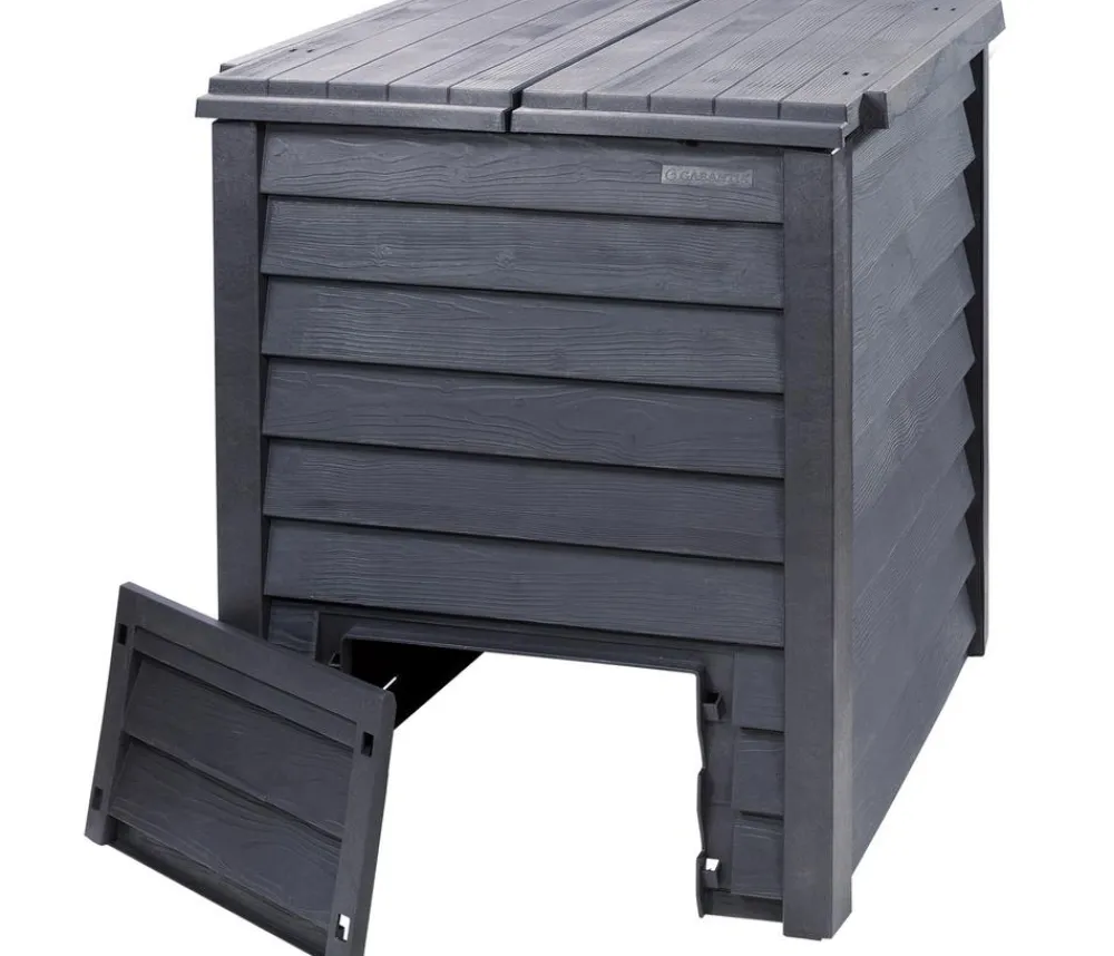Garantia Thermo Komposter Wood, 400 l, ca. B72/H90/T72 cm Anthrazit Sale