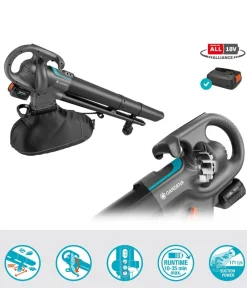 Gardena Gartengeräte > Akku-Laubsauger/-Bläser PowerJetCollect 18V P4A Ready-To-Use Set, ca. B40,5/H43/T17,3 cm