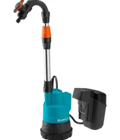 Gardena Bewässerungssysteme & Pumpen - Akku-Regenfasspumpe 2000/2 Set, ca. B14/H60/T14 cm