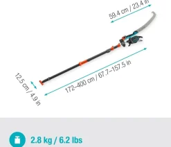 Gardena Heckenschere & Gartenschere > Baumschneider Teleskop-StarCut Pro L Set, ca. B13/H79/T400 cm