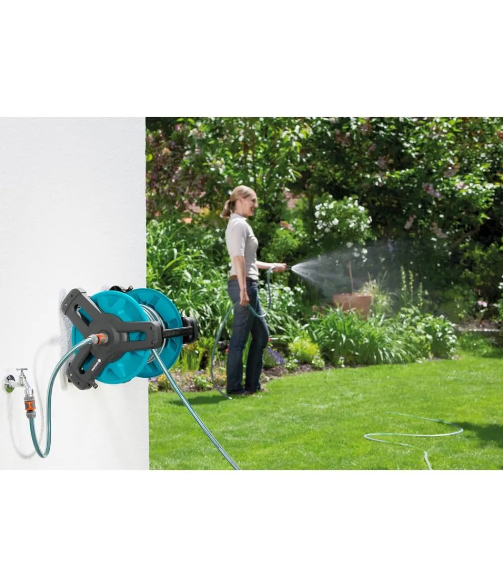 Gardena Gartenschläuche & Zubehör - Classic Wandtrommel-Set 50 für den Gartenschlauch