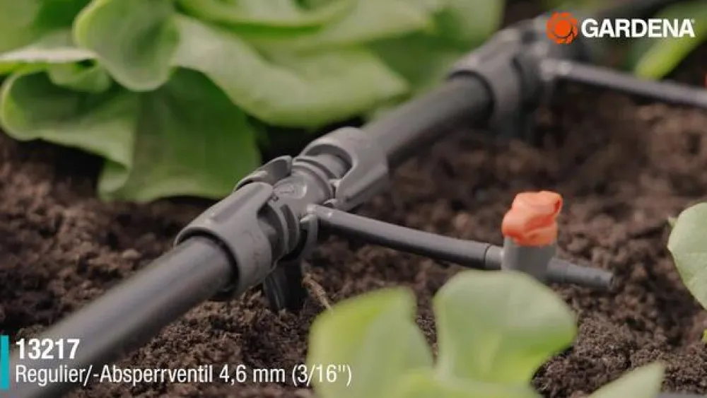 Gardena Micro-Drip-System Absperrventil, 3/16", 2 Stk Outlet