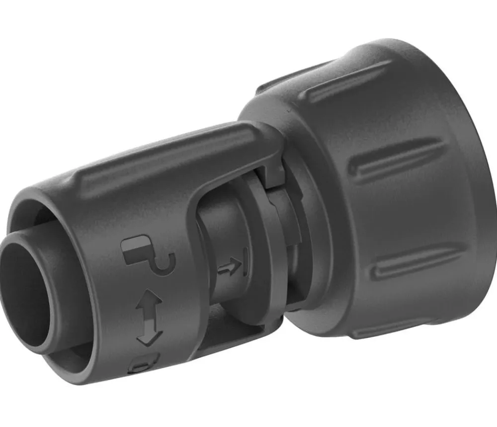 Gardena Bewässerungssysteme & Pumpen - Micro-Drip-System Anschlussstück, 1/2"-3/4" Anthrazit