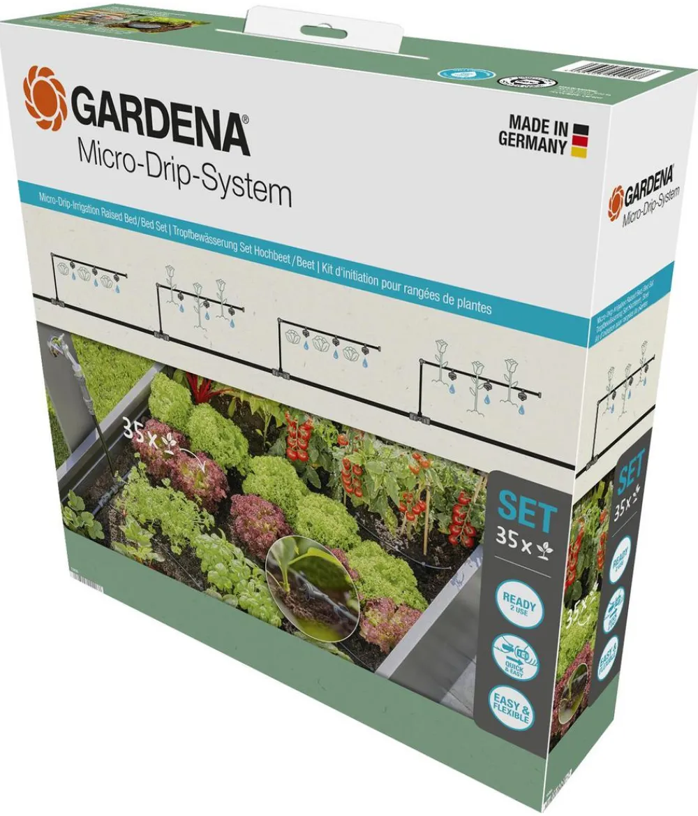 Gardena Micro-Drip-System Starter-Set für Hochbeete & Beete Anthrazit Online