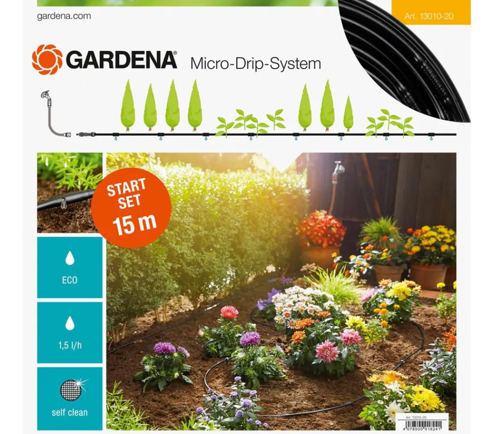 Gardena Micro-Drip-System Start-Set Pflanzreihe S Outlet