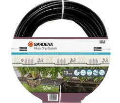 Gardena Bewässerungssysteme & Pumpen - Micro-Drip-System Tropfrohr 1,6 l/h für ober- und unterirdische Bewässerung Schwarz