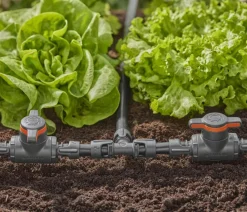 Gardena Bewässerungssysteme & Pumpen - Micro-Drip-System T-Stück, 1/2", 2 Stk. Anthrazit