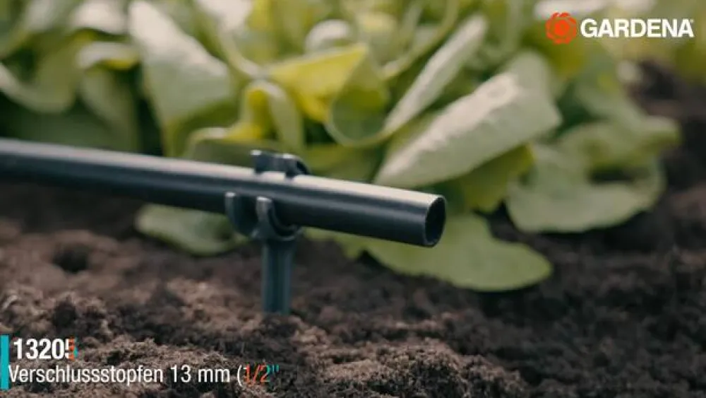 Gardena Micro-Drip-System Verschlussstopfen, 1/2", 5 Stk. Anthrazit