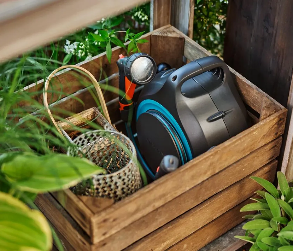 Gardena Mobile Schlauchbox MoveMatic, ca. 12 m + 1,5 m Clearance
