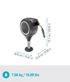 Gardena Terrassen-Schlauchbox RollUp Dunkelgrau Clearance