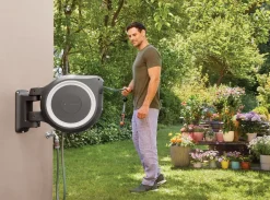 Gardena Gartenschläuche & Zubehör - Wand-Schlauchbox RollUp M/L, ca. 25 m Schwarz